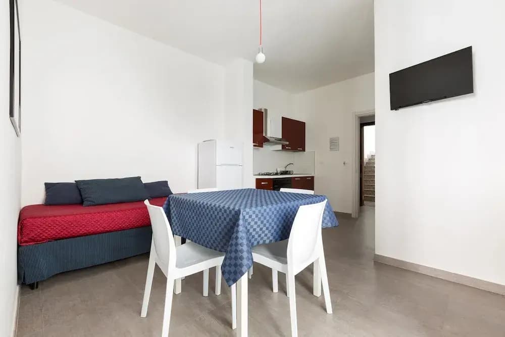 Studio with balcony