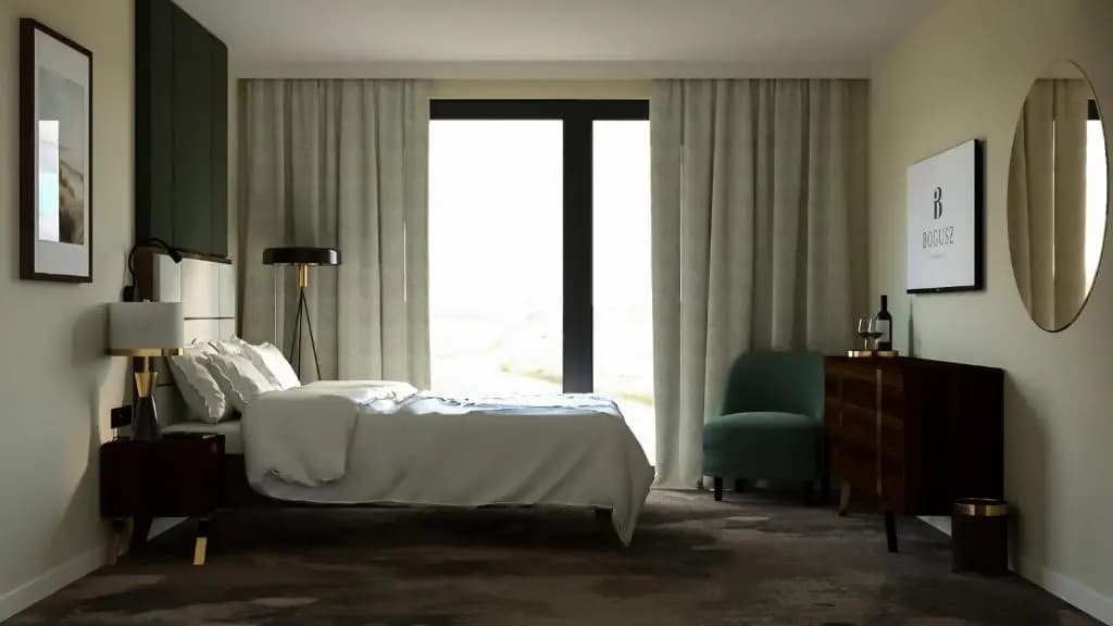 Deluxe Double room with balcony full double bed