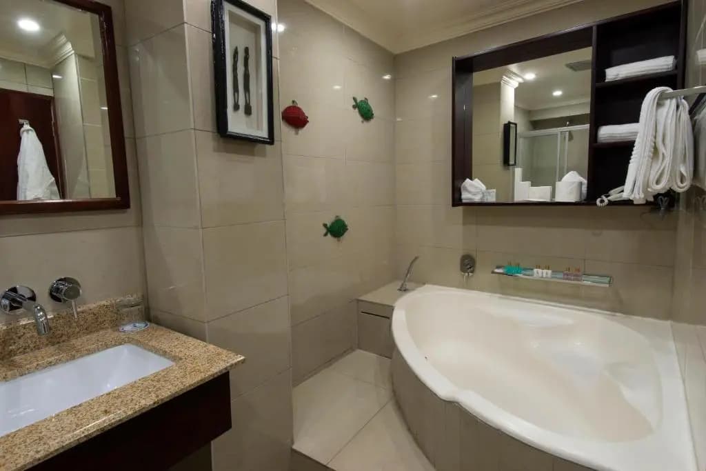 Standard Double room with garden view twin beds
