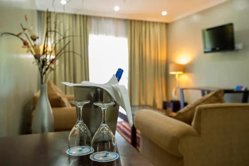 Standard Double room with balcony and with garden view twin beds