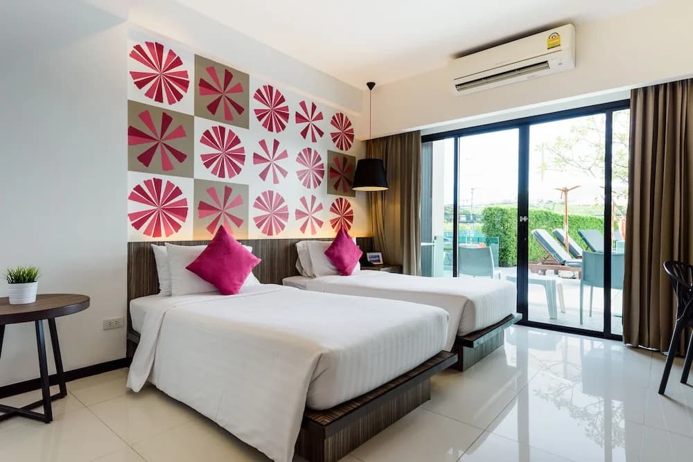 Deluxe Double room with balcony twin beds