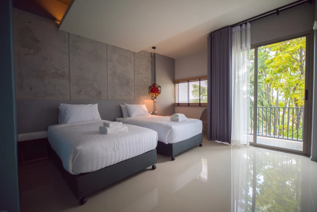 Deluxe Double room twin beds