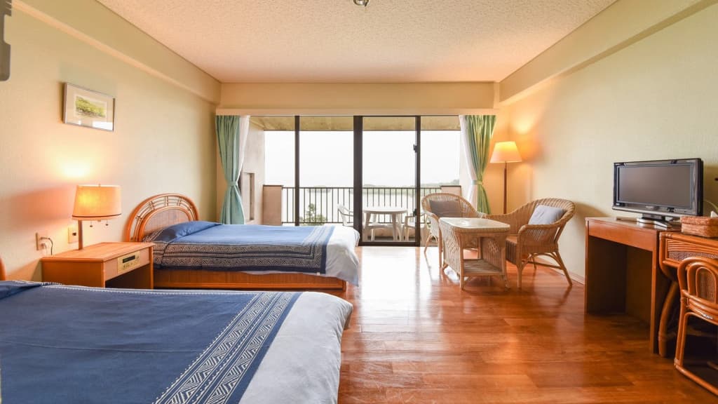 Standard Double room with ocean view twin beds