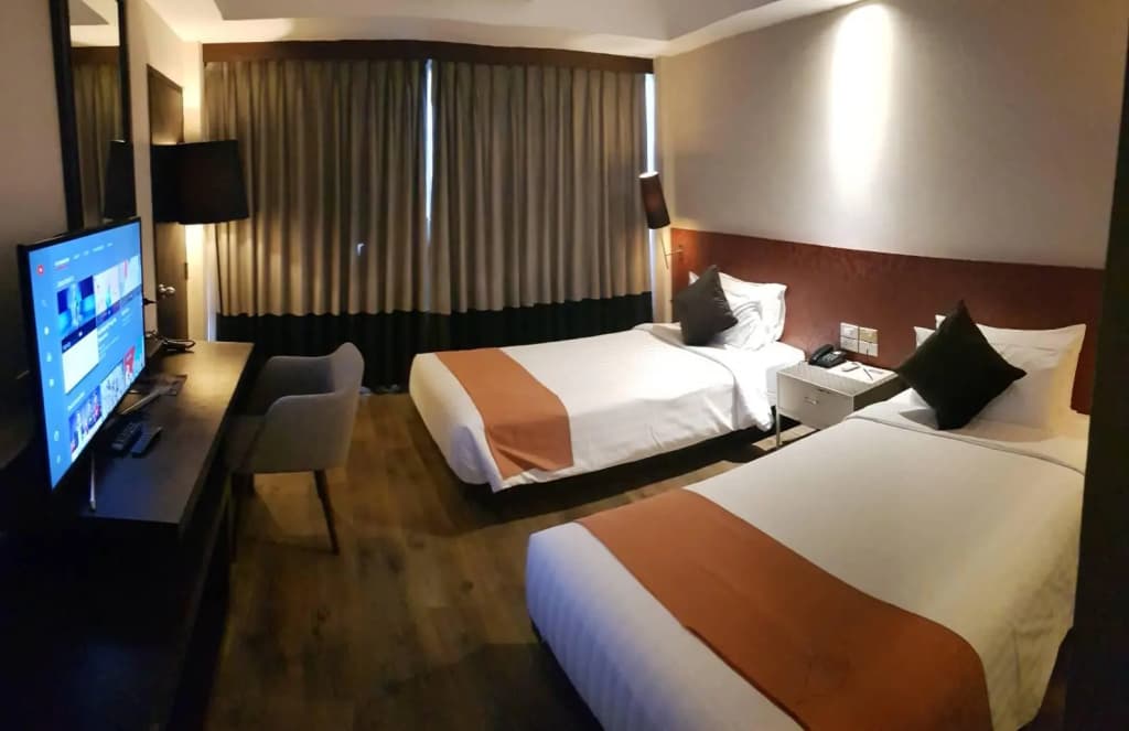 Deluxe Double room twin beds