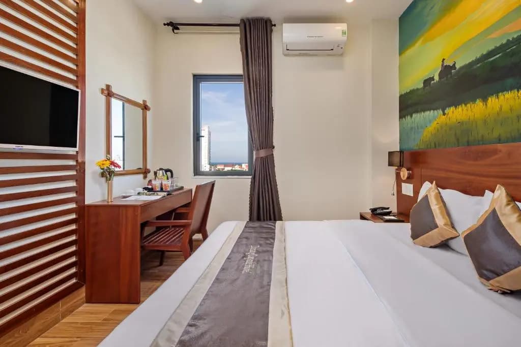 Deluxe Double room with sea view full double bed