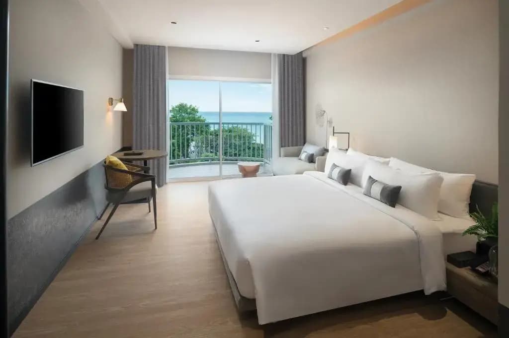 Luxury Double room with ocean view full double bed