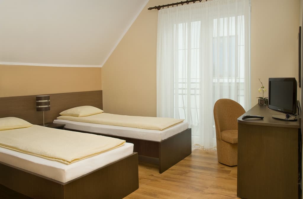 Double room twin beds
