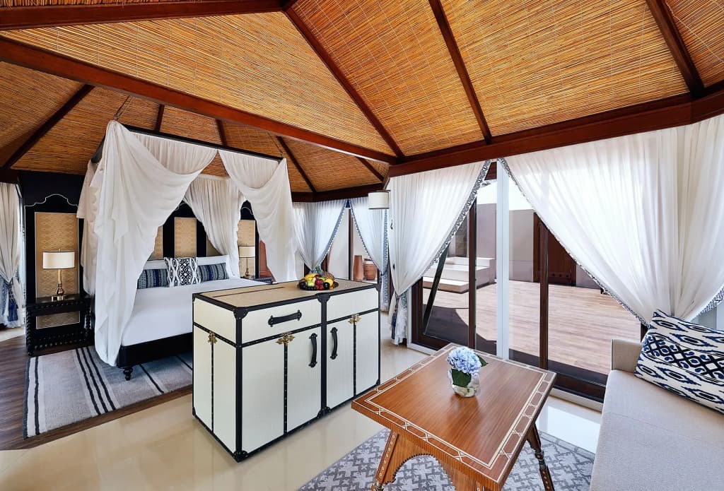 1 Bedroom Al Naseem Tented Double Villa full double bed