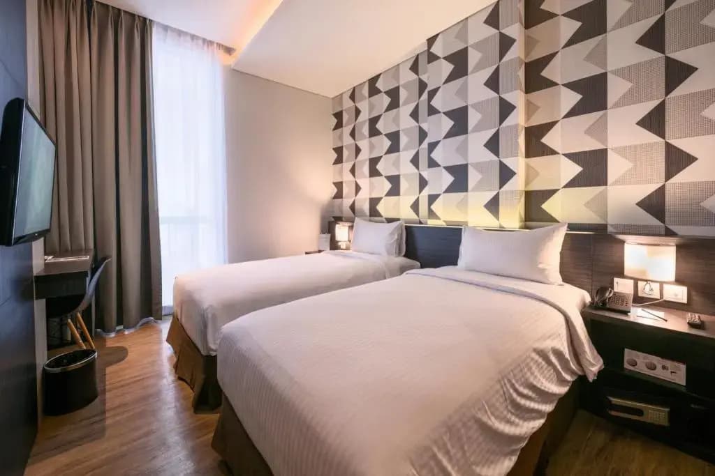 Deluxe Double room twin beds